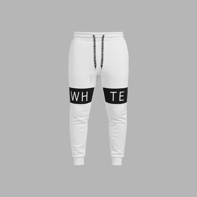 Pantalon de survêtement blanc