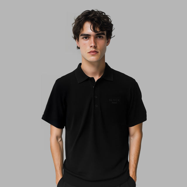 Blvck Knit Polo Shirt