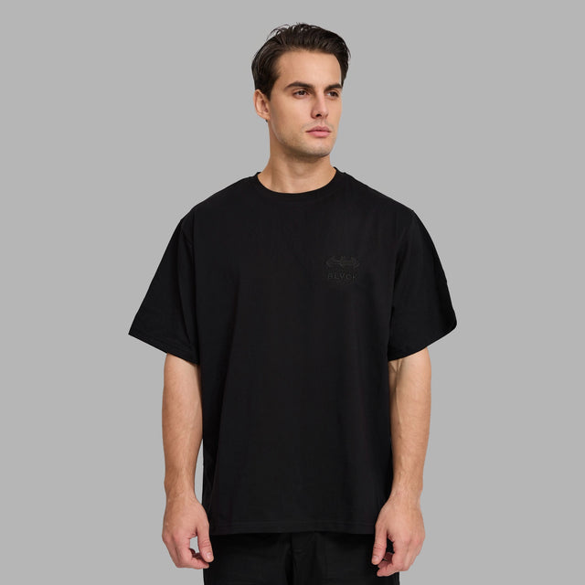 Batman x Blvck Japan Fusion Tee 'Charcoal'