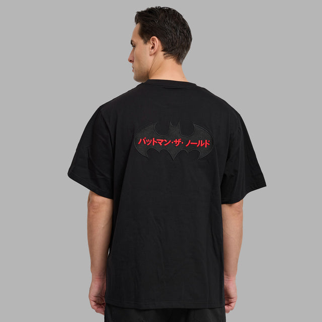 Batman x Blvck Japan Fusion Tee 'Charcoal'