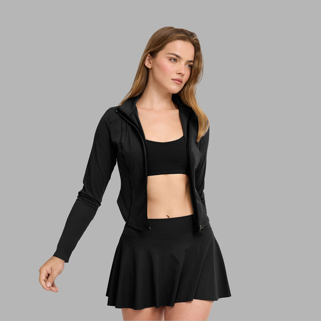 Veste noire de tennis