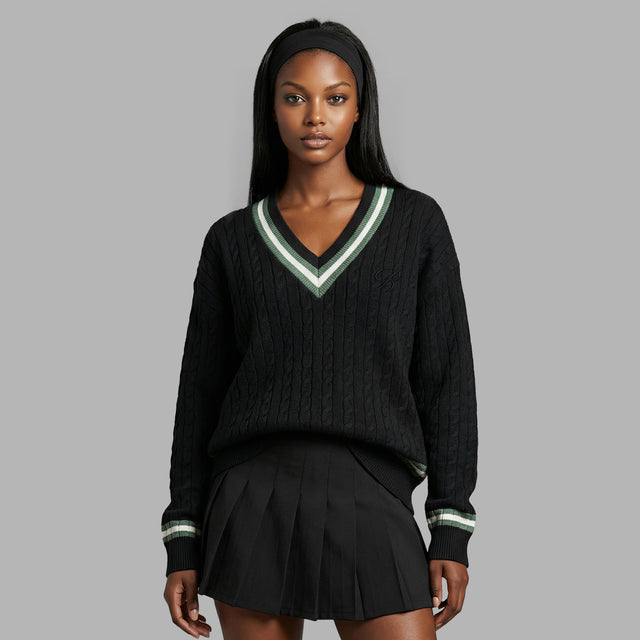Blvck Knit V-Neck Sweater