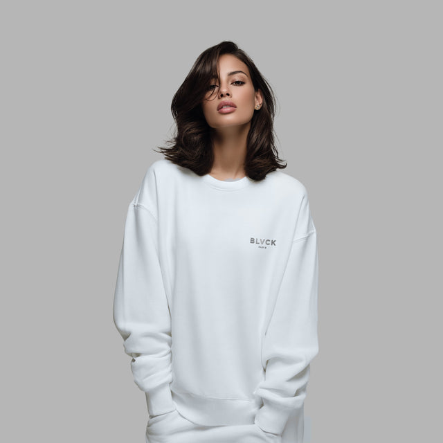 Sweatshirt à capuche noir 'Black'