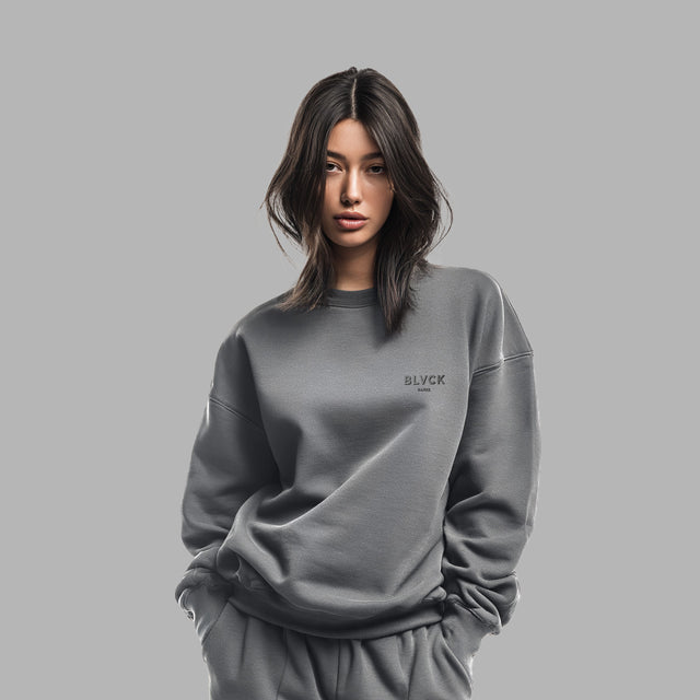 Sweatshirt à capuche noir 'Black'