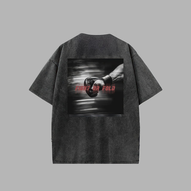 Blvck x UFC Acid Wash Tee