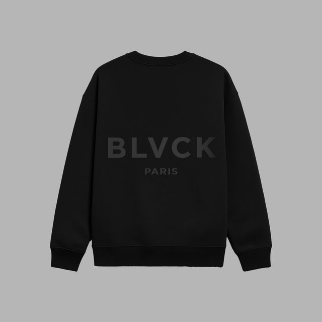 Sweatshirt à capuche noir 'Black'