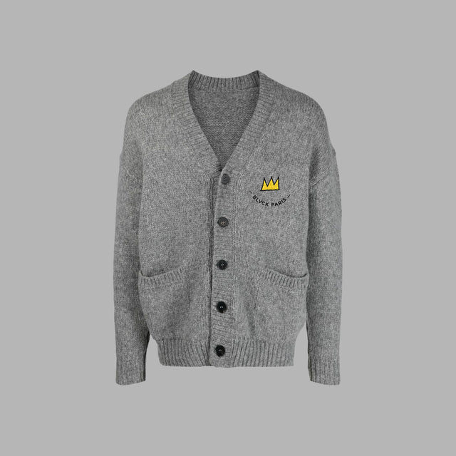 Cardigan Blvck x Basquiat