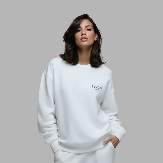 Sweatshirt blanc 'White'