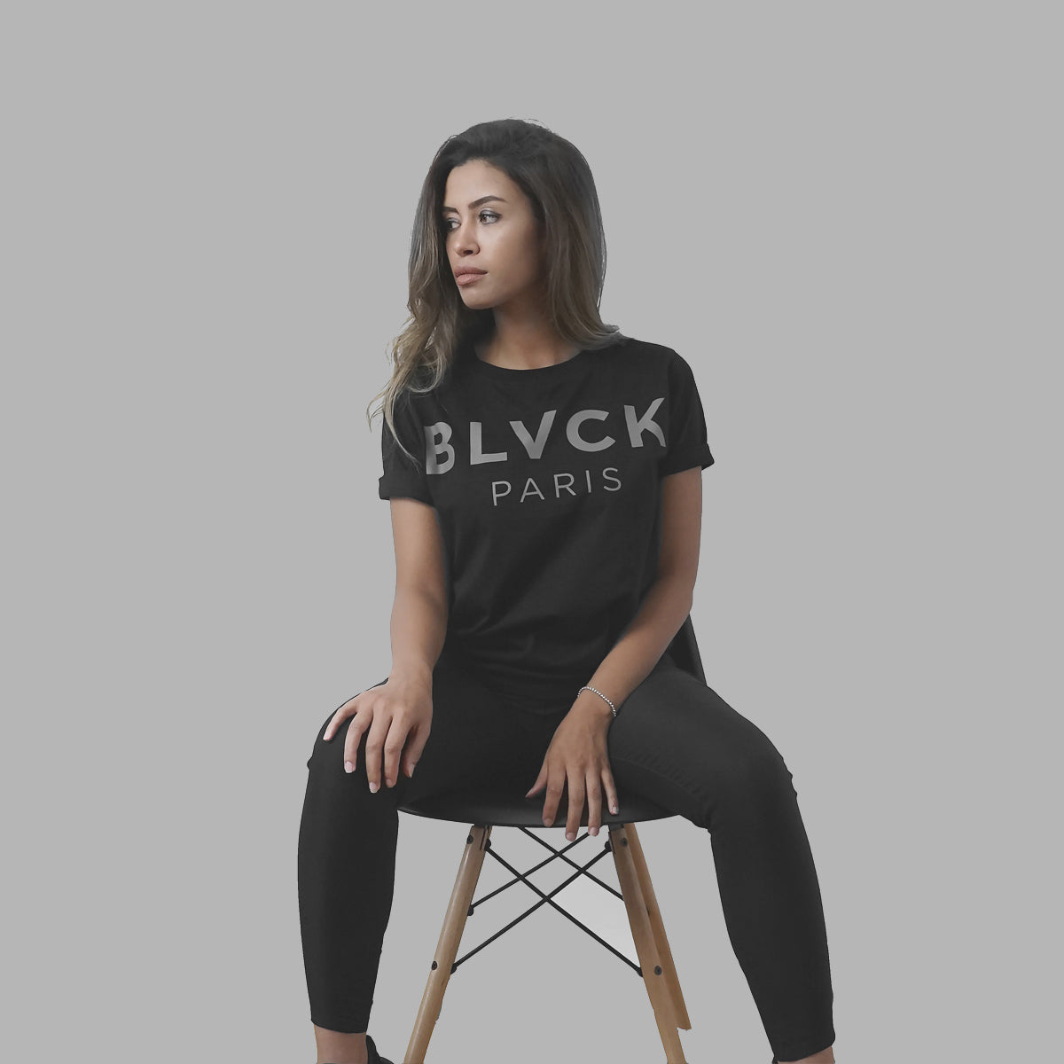 Bold Black Tee | Blvck Paris
