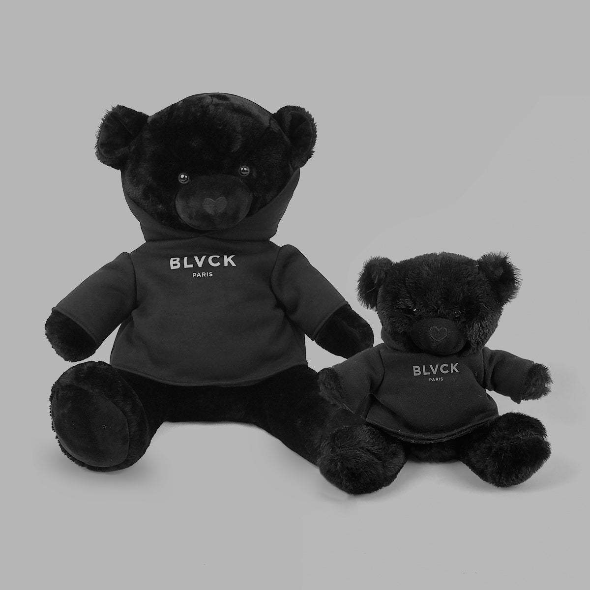 black teddy bear