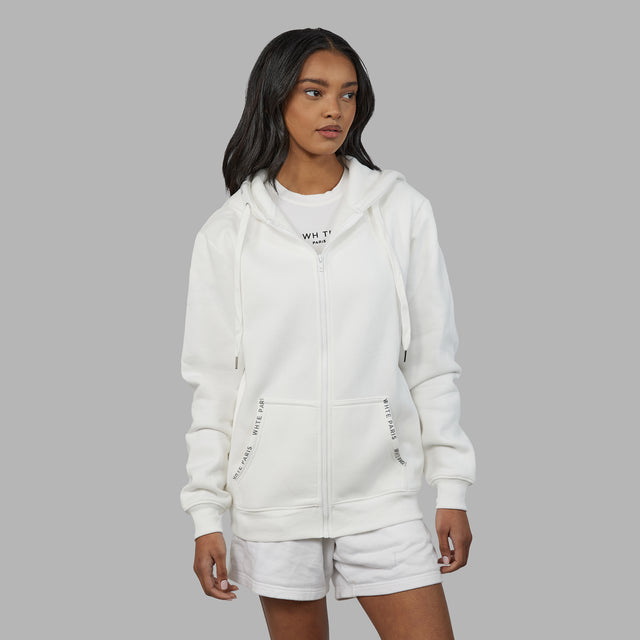 Veste de survêtement blanche
