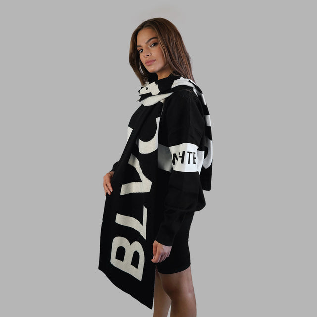 Écharpe Blvck x Whte