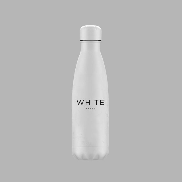 Whte Skull Water Bottle