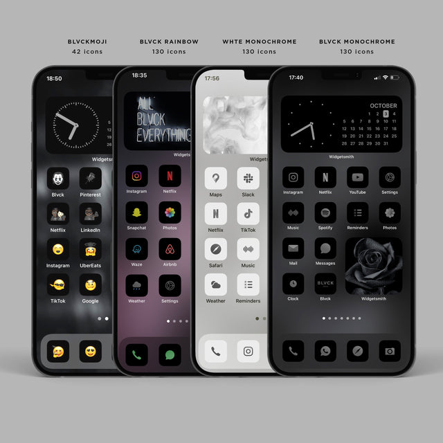 Blvck iOS Icons Set
