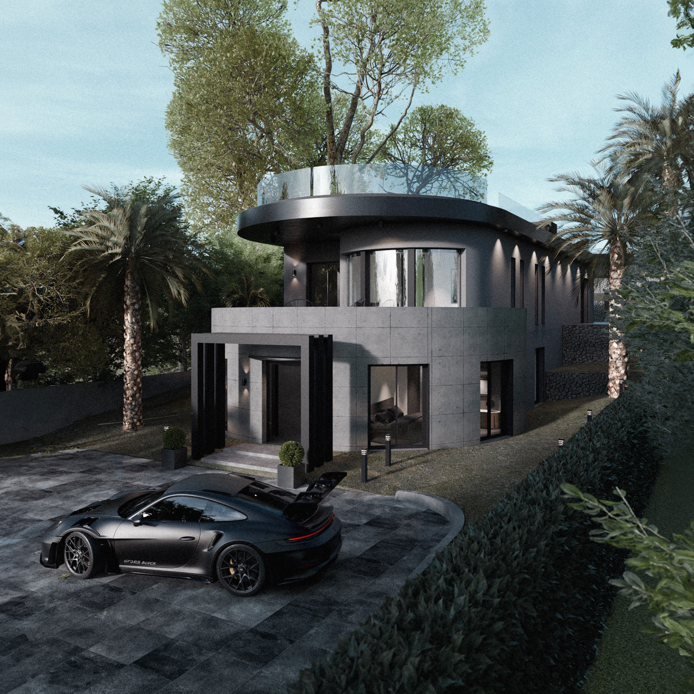 Villa Blvck dans la French Riviera