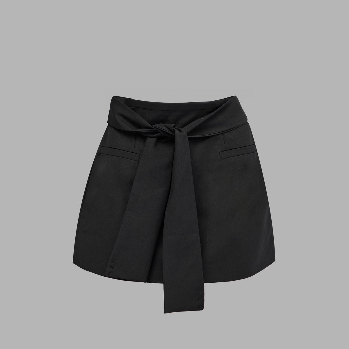 Signature Tie Front Skirt