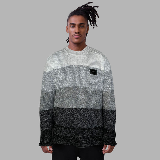 Pull avec dégradé de gris