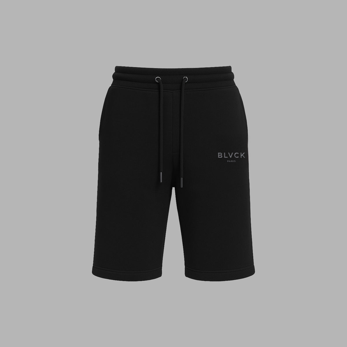 Branded Cashmere Blend Shorts