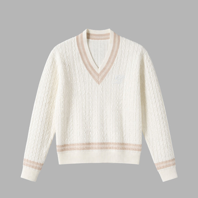 Blvck Knit V-Neck Sweater