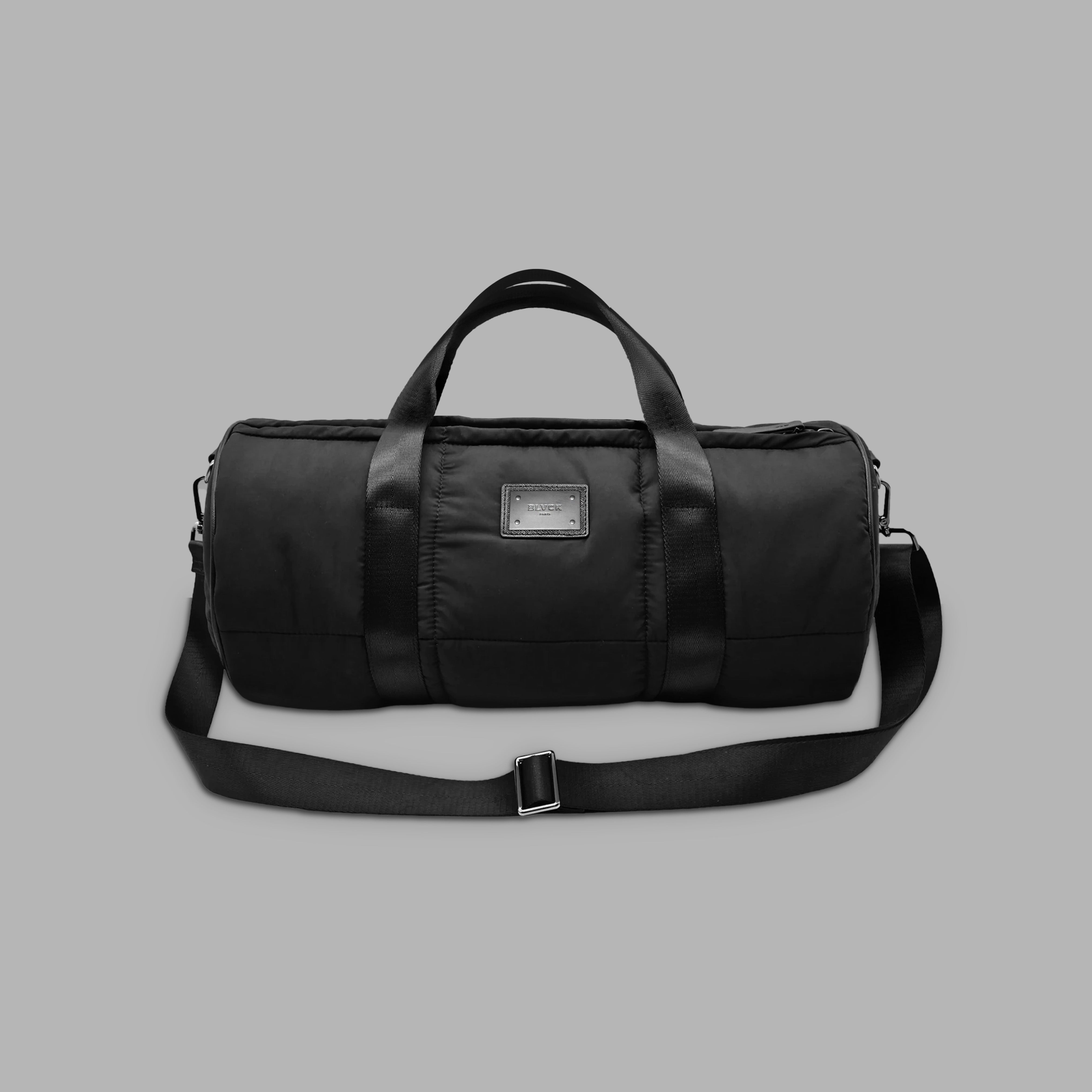 Blvck Paris Black Padded Duffel Bag, Travel Bag or Sport Bag