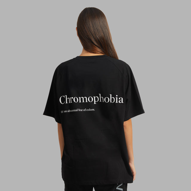 T-shirt noir 'Chromophobia'