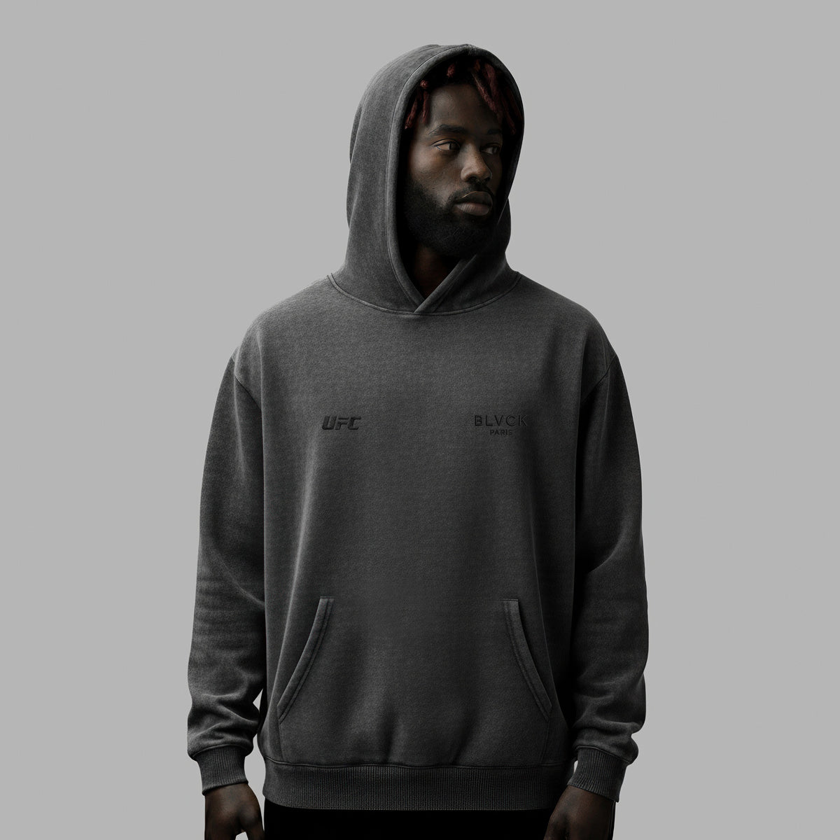 Blvck x UFC Acid Wash Hoodie