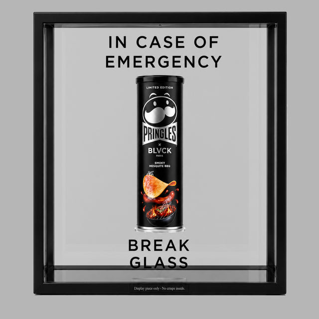 Blvck x Pringles “Break Glass” Display Case