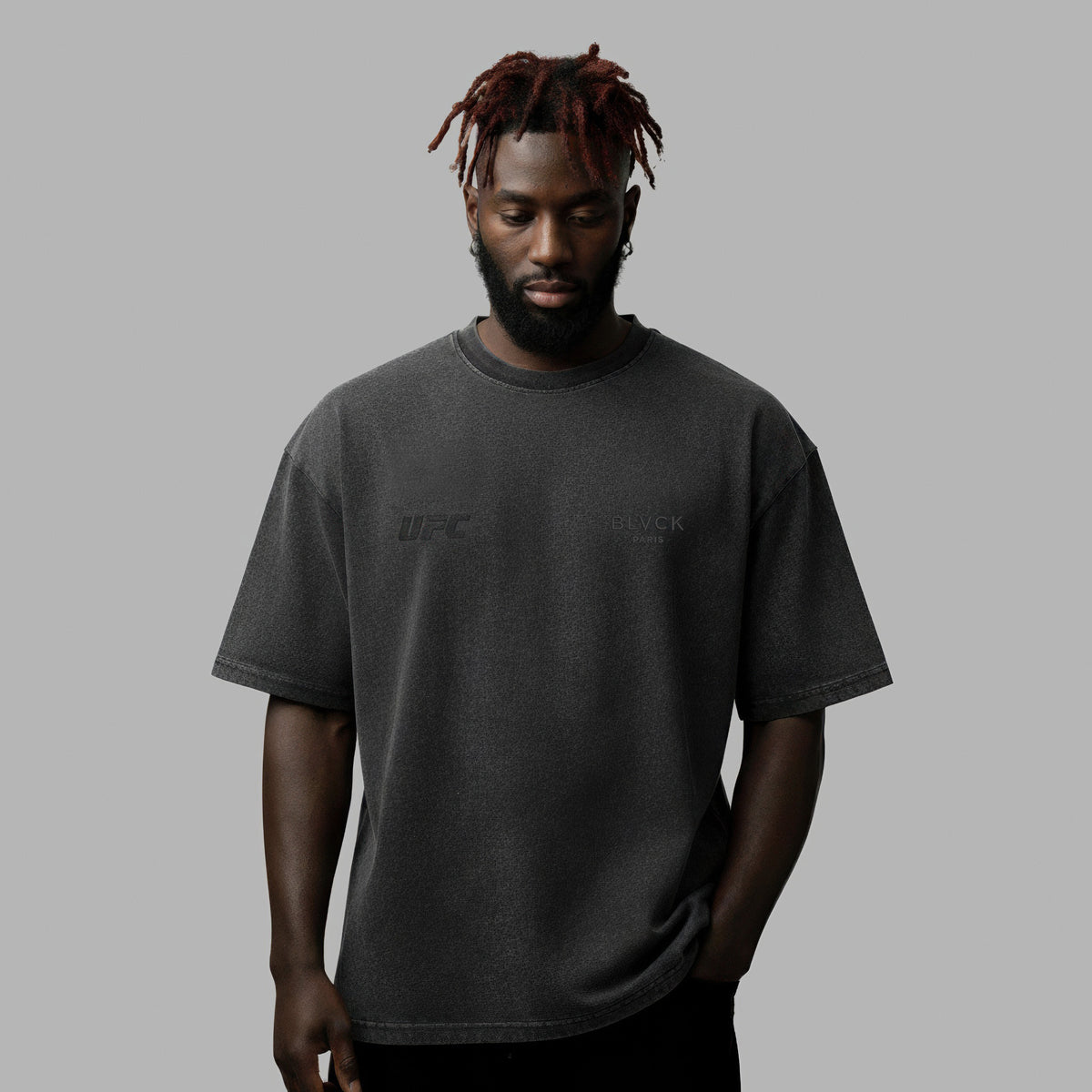 T-shirt  à effet délavé Blvck x UFC