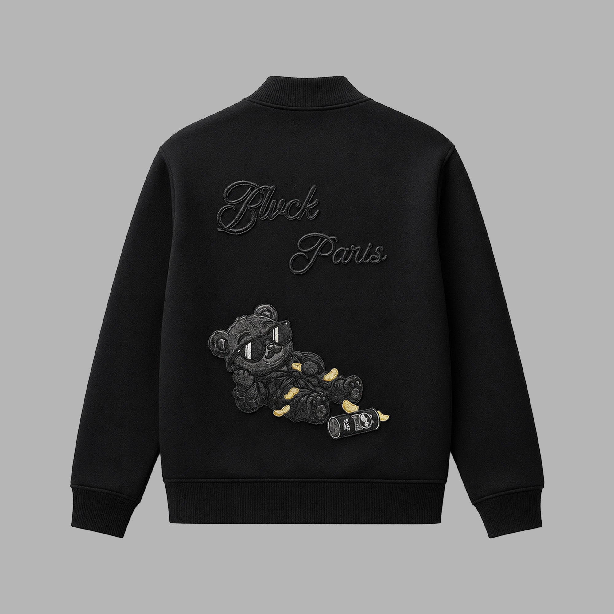 Blvck x Pringles Teddy Baseball Jacket