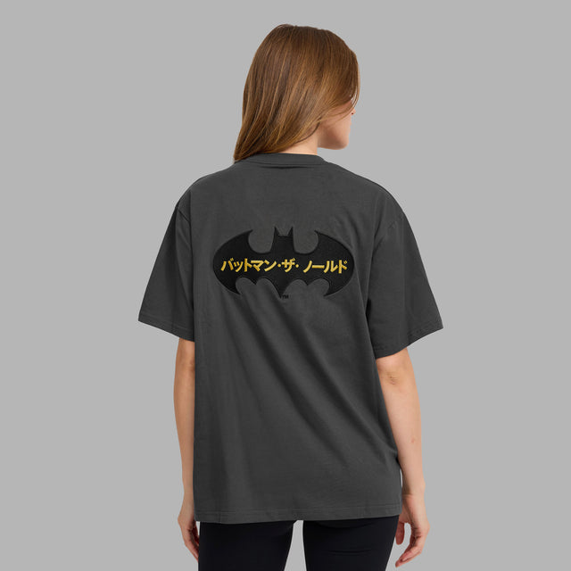 Batman x Blvck Japan Fusion Tee 'Charcoal'