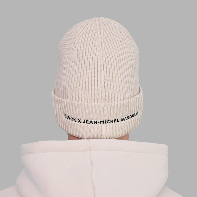 Blvck x Basquiat Beanie 'Cream'