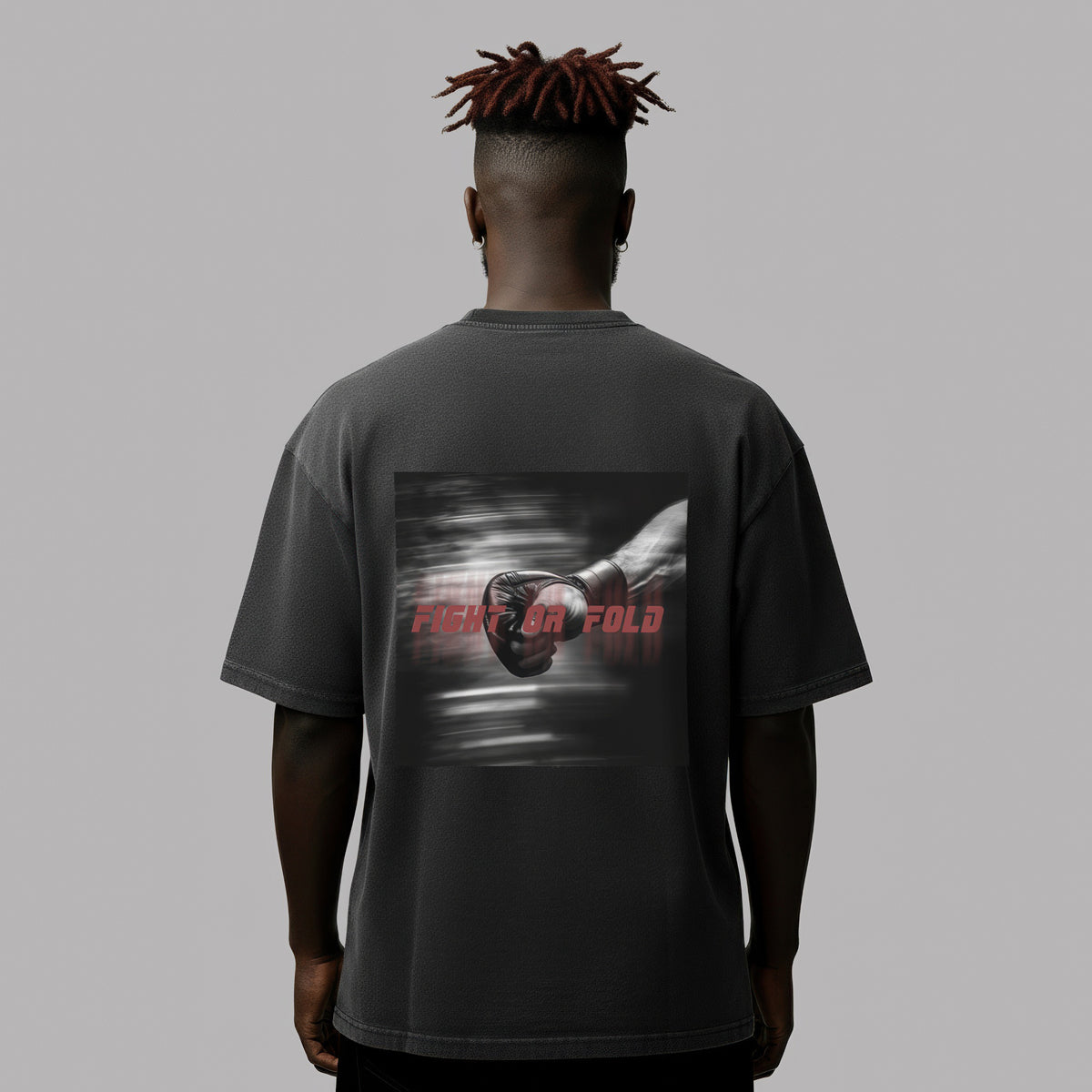 T-shirt  à effet délavé Blvck x UFC