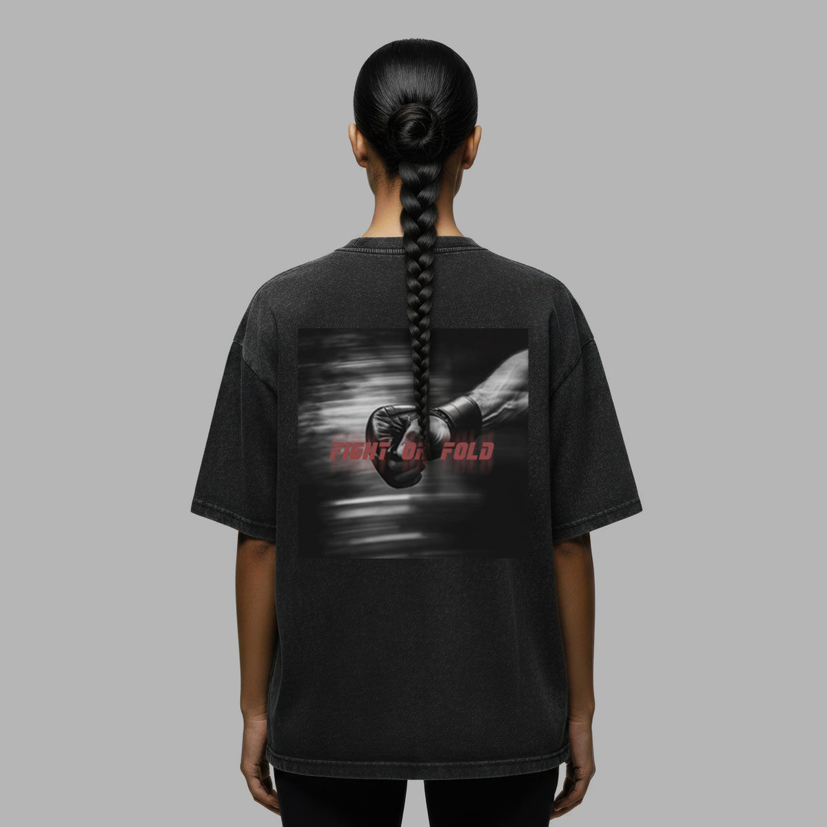 Blvck x UFC Acid Wash Tee