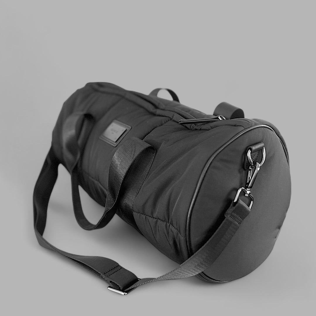 Blvck Paris Black Padded Duffel Bag, Travel Bag or Sport Bag