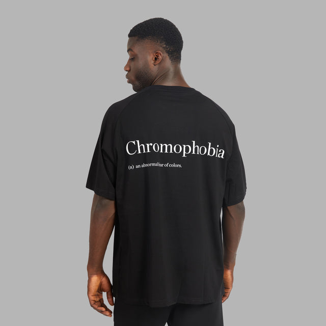 T-shirt noir 'Chromophobia'