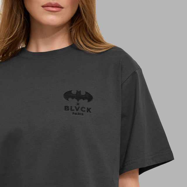 Batman x Blvck Japan Fusion Tee 'Charcoal'