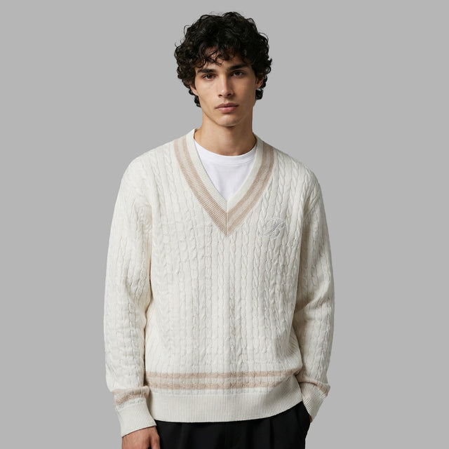 Blvck Knit V-Neck Sweater