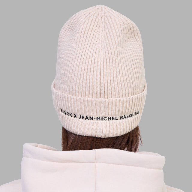 Blvck x Basquiat Beanie 'Cream'