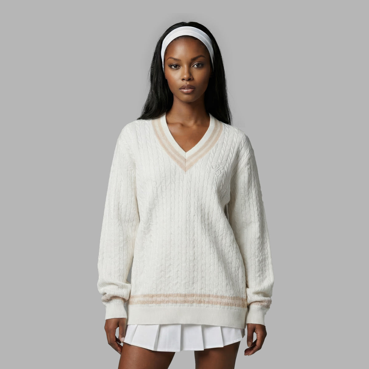 Blvck Knit V-Neck Sweater