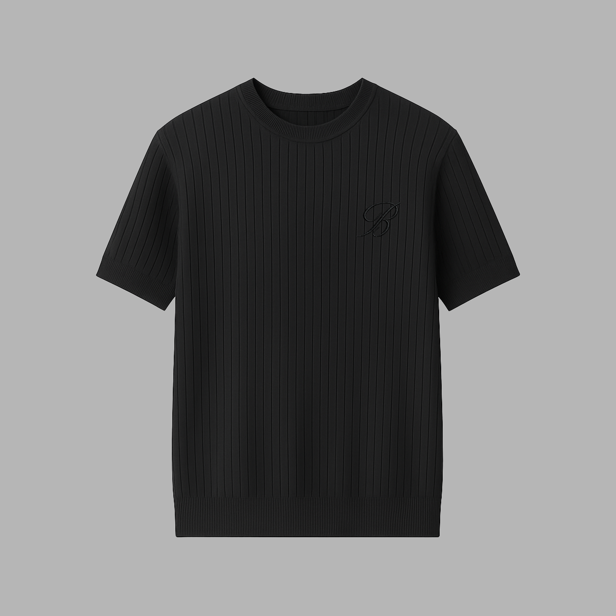 Blvck Ribbed Tee