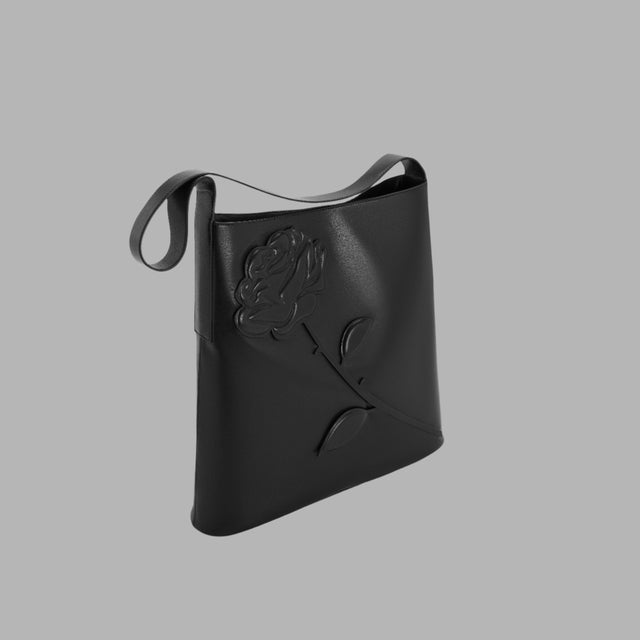 'Blvck x Charles & Keith' Trapeze Shoulder Bag