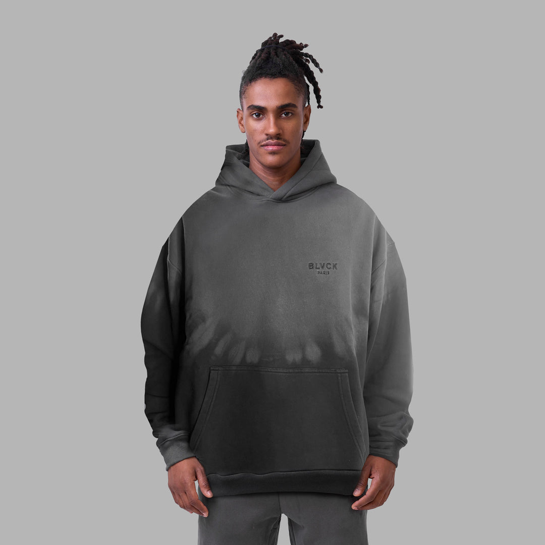 Blvck Paris | Black Grey Gradient Hoodie