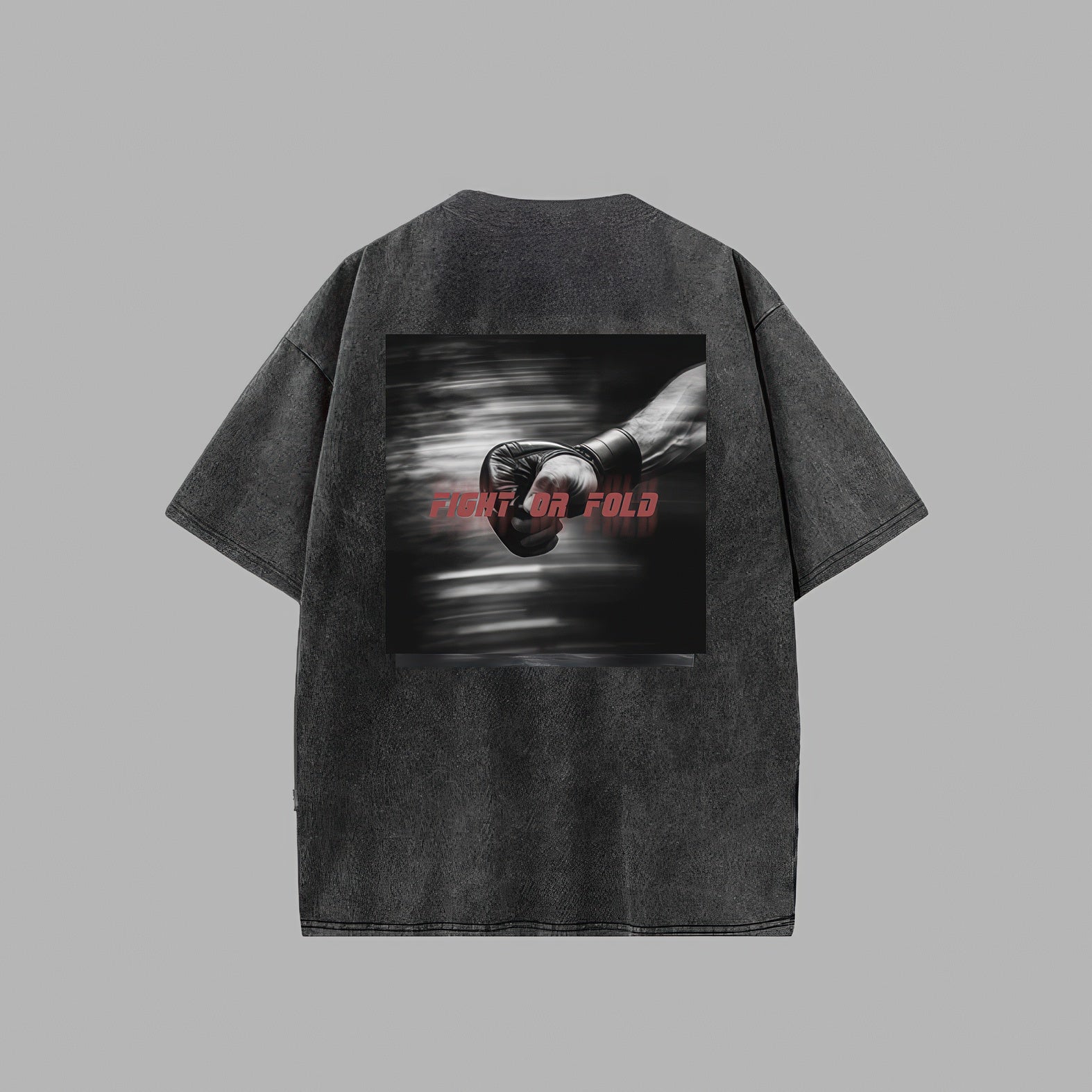 Blvck x UFC Acid Wash Tee