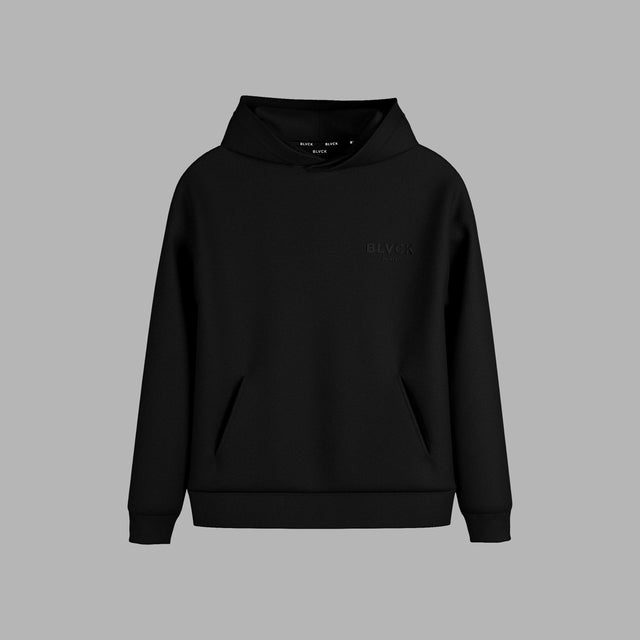 Sweatshirt à capuche noir 'Black'