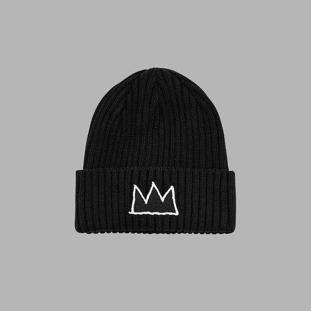 Bonnet couleur crème 'Blvck x Basquiat'