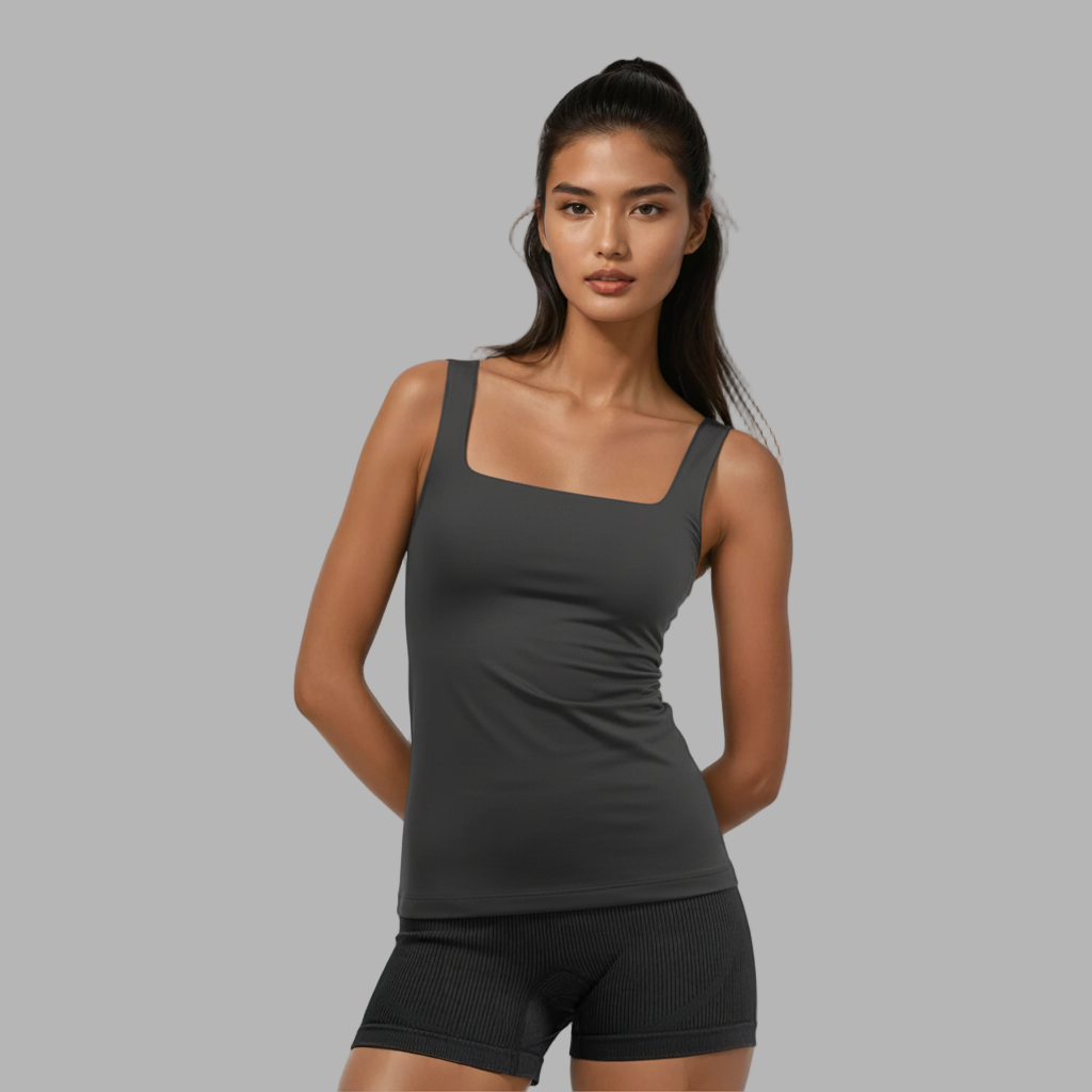 Blvck Tank Top with Built In Bra