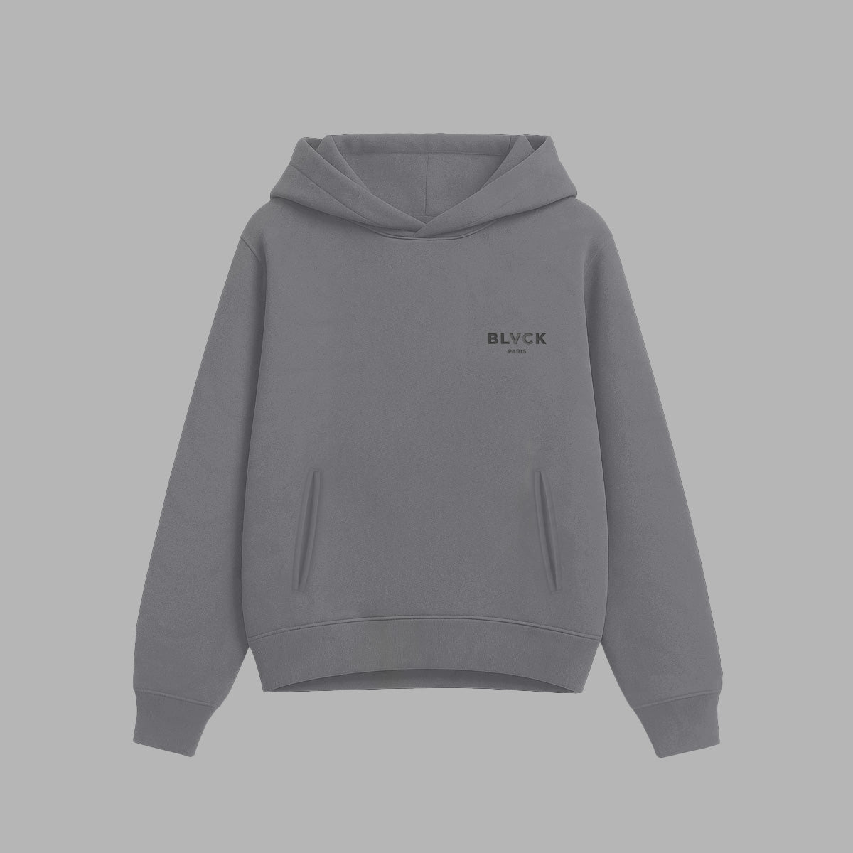 Sweatshirt à capuche noir 'Black'