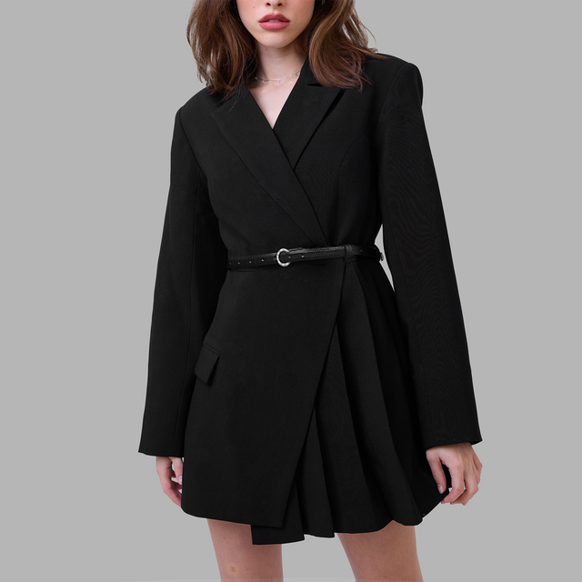 Robe blazer noire