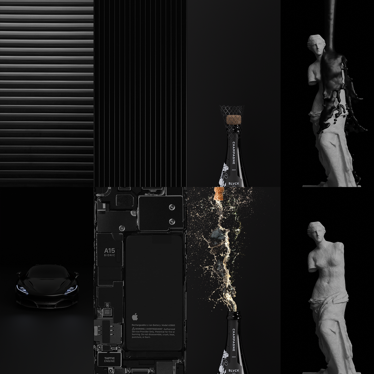 Fonds d'écran interactifs Blvck