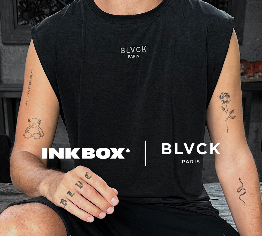 'Blvck x Inkbox' Semi Permanent Tattoos